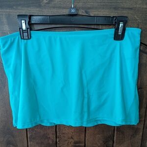 Turquoise colored Swim Skort size M